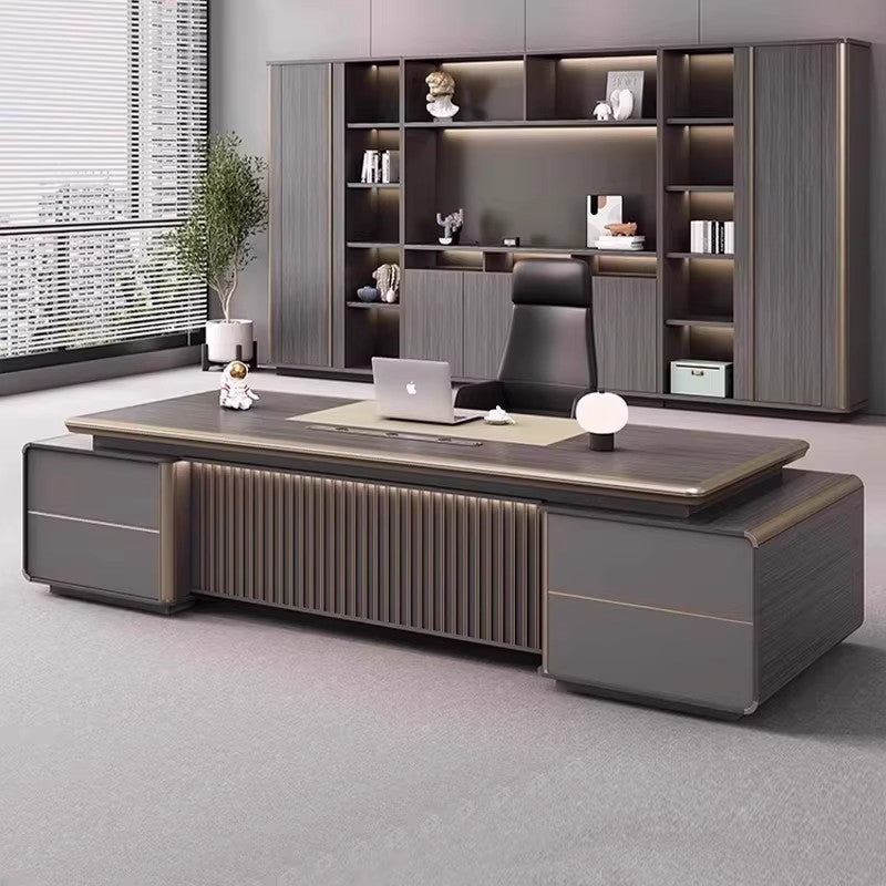 Executive Desk Simple Modern CEO Desk Manager Light Luxury Large Office Desk Combination ED-A120