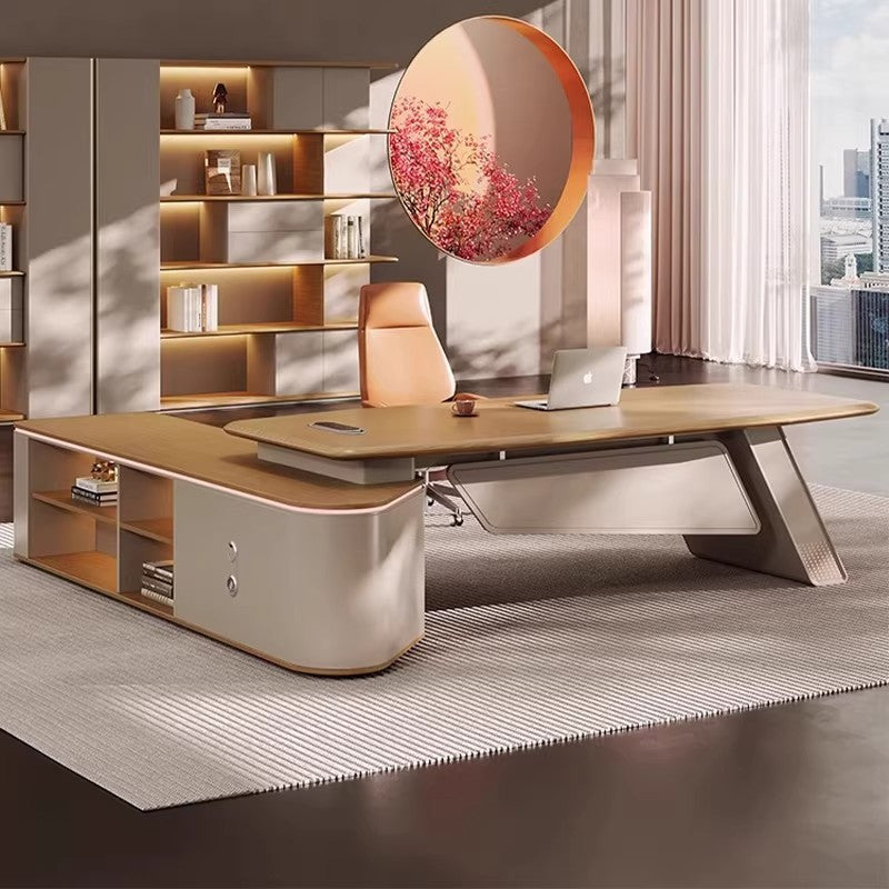 CEO Desk President Designer Creative Desk High-End Luxury Chairman Executive Desk Combination ED-A130