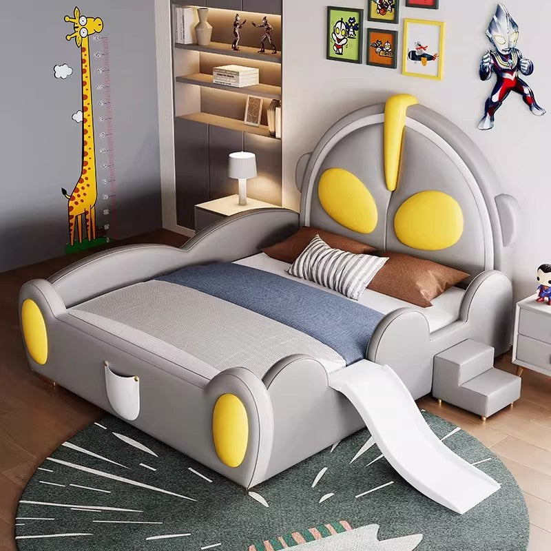 Ultraman Kids' Bed Boy Single Bed Small Apartment Bedroom Bed Simple Modern Cartoon Kids' Bedroom Large Bed SRC-A05