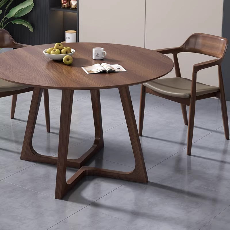 Solid Wood Round Table Commercial Reception Table Nordic Home Dining Table Coffee Table Leisure Negotiation Table MT-A23