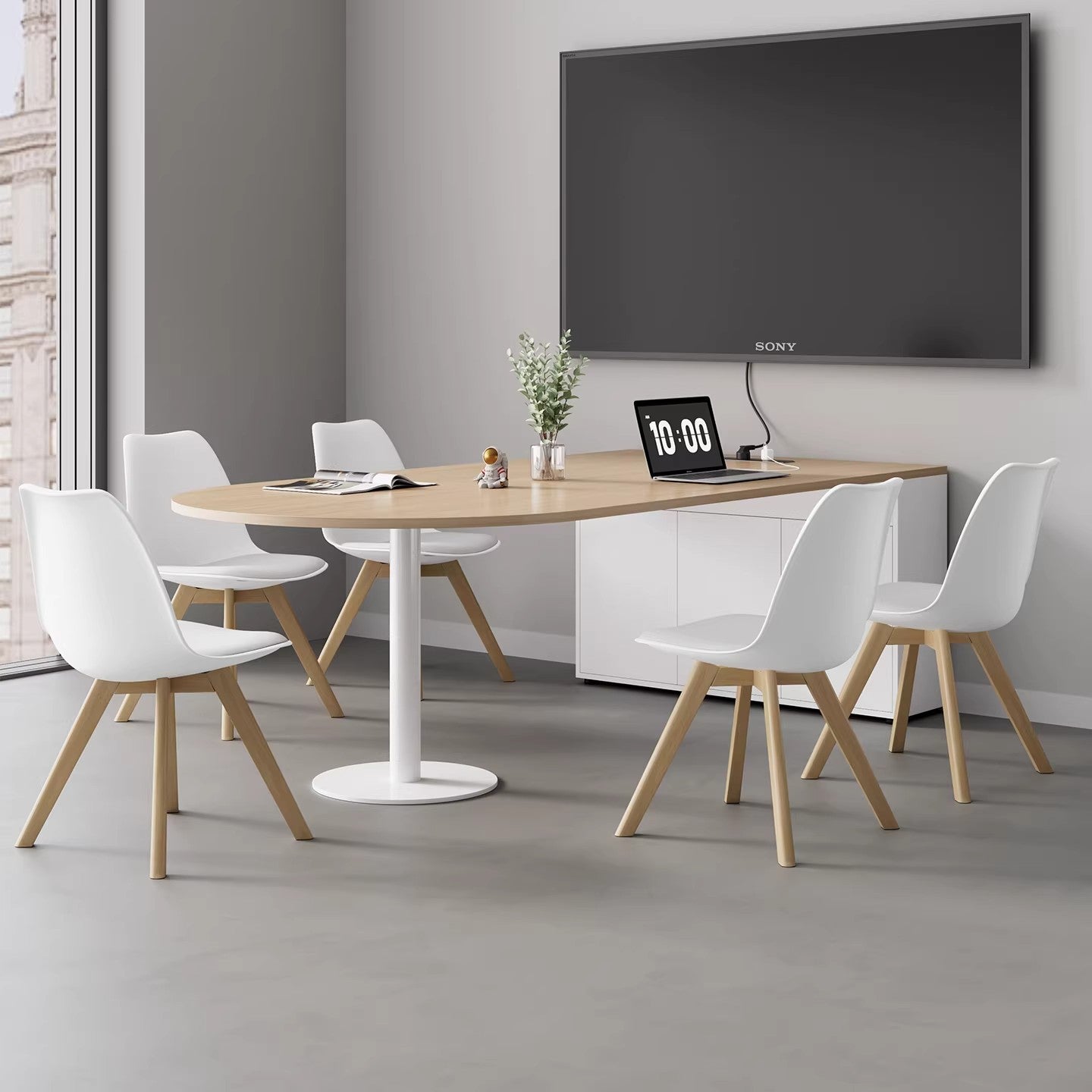 Conference Table, Long Table, Simple Modern Training Table, Long Strip Table, Small Negotiation Table and Chair Set, Conference Room U-shaped Table MT-A41