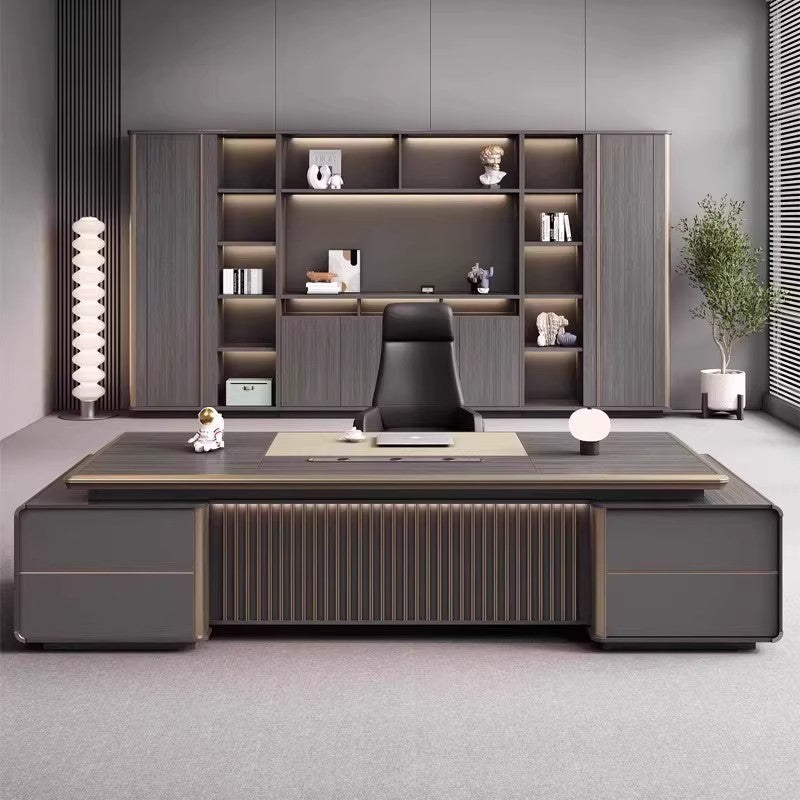 Executive Desk Simple Modern CEO Desk Manager Light Luxury Large Office Desk Combination ED-A120