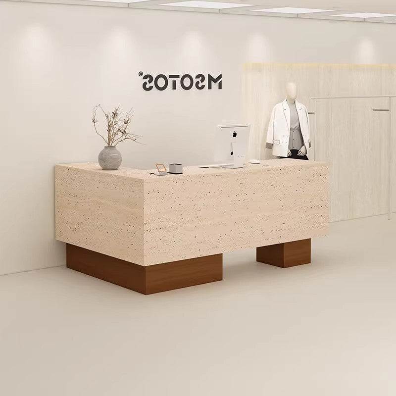 Minimalist Modern Store Cashier Counter Small Bar Table Reception Desk RD-A55
