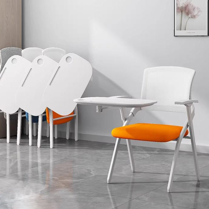 Training Chair with Writing Tablet, Foldable Office Chair with Backrest, Staff Chair for Educational Institutions, Thickened Office Conference Chair OC-A44