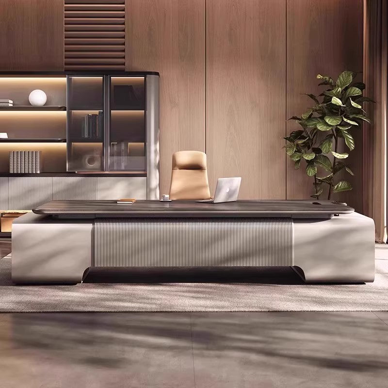 Fashionable Executive Desk, Luxury High-End Office Desk Set, Manager Desk, CEO/Chairman Office Furniture ED-A124