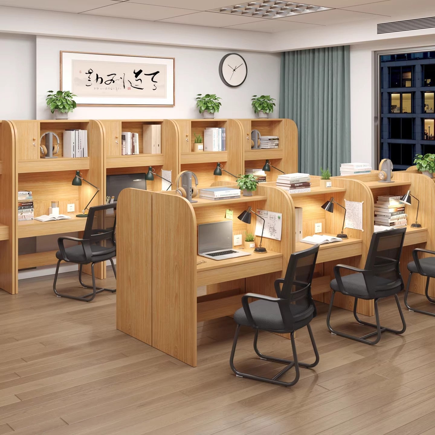 Self-study Room Learning Desk Immersive College Student Graduate Exam Desk Shared Study Desk OD-A51