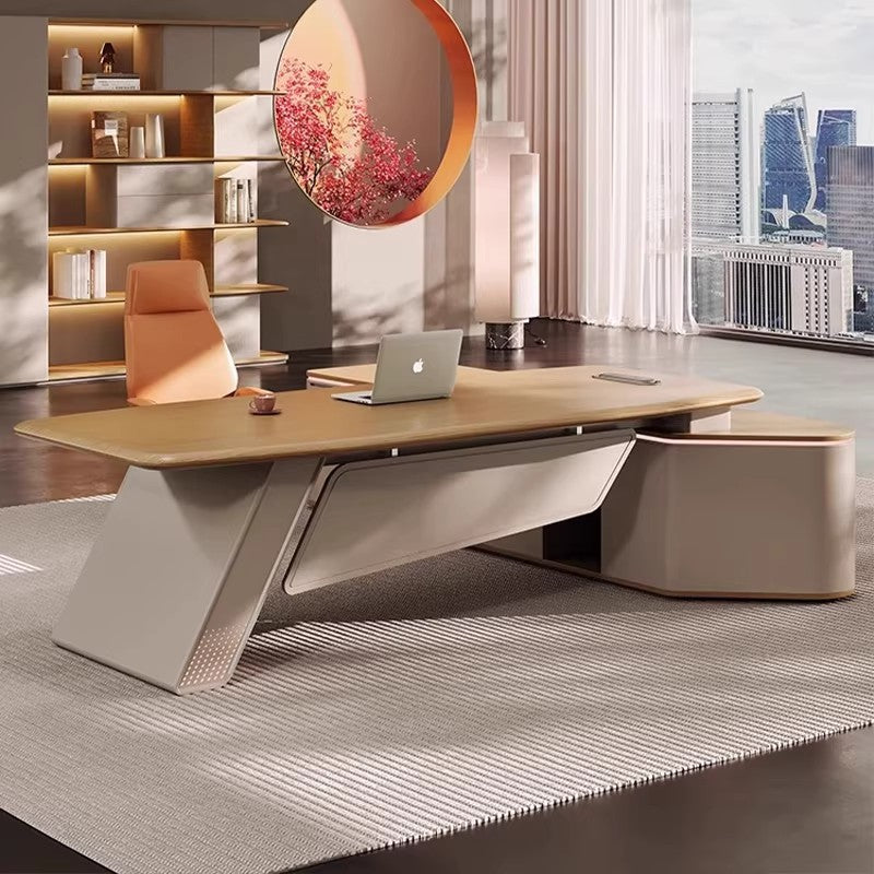CEO Desk President Designer Creative Desk High-End Luxury Chairman Executive Desk Combination ED-A130