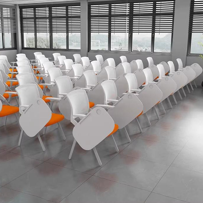 Training Chair with Writing Tablet, Foldable Office Chair with Backrest, Staff Chair for Educational Institutions, Thickened Office Conference Chair OC-A44
