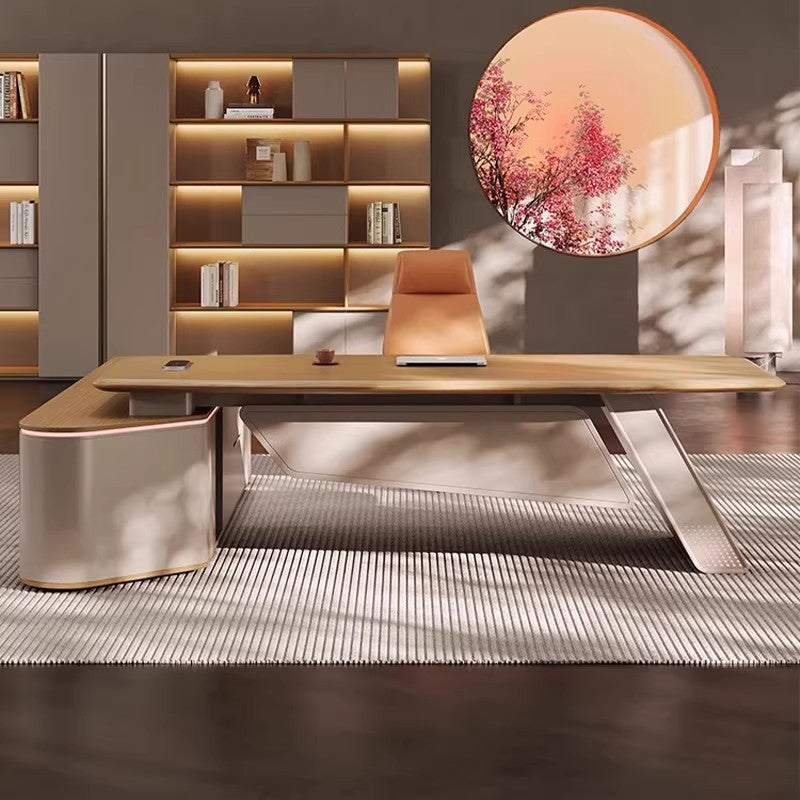 CEO Desk President Designer Creative Desk High-End Luxury Chairman Executive Desk Combination ED-A130