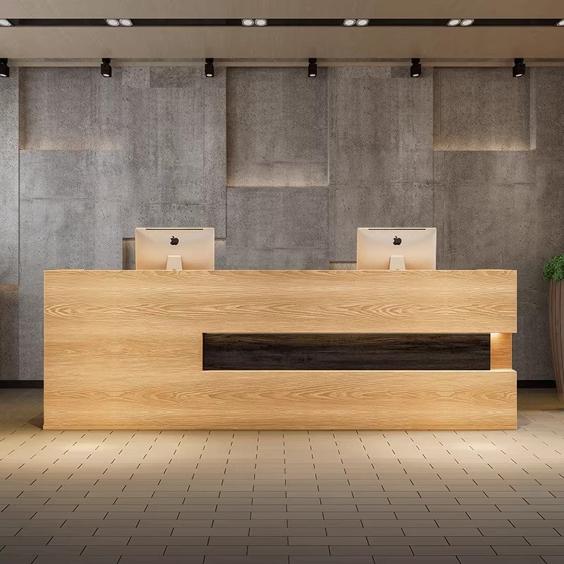 Retro industrial style bar B&B yoga studio bar counter, reception desk for hotels, companies, and beauty salons RD-A62