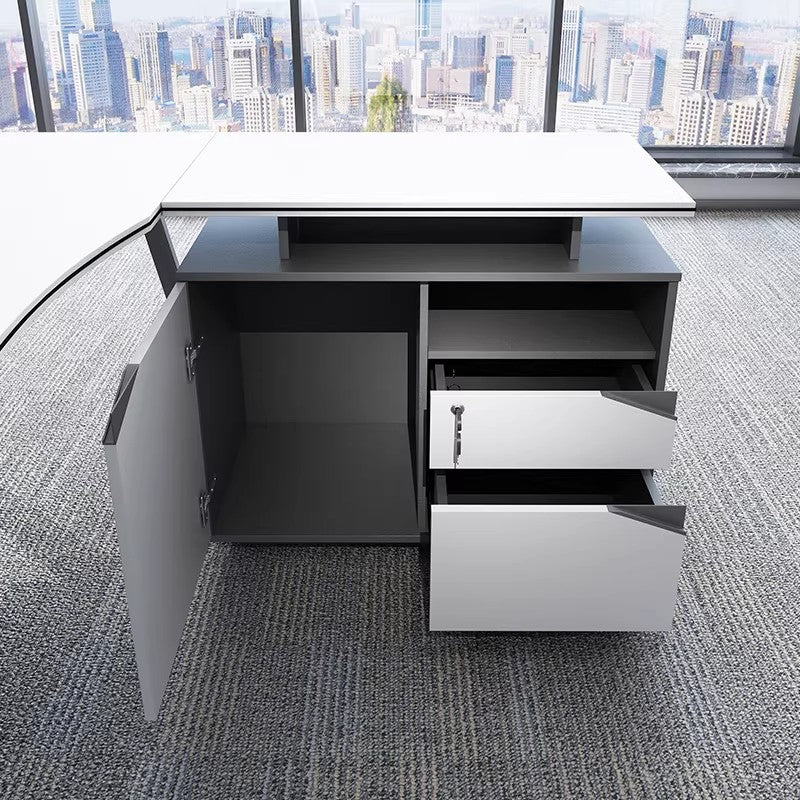 Executive desk, simple modern commercial office desk for general managers, single executive desk, president's desk ED-A132