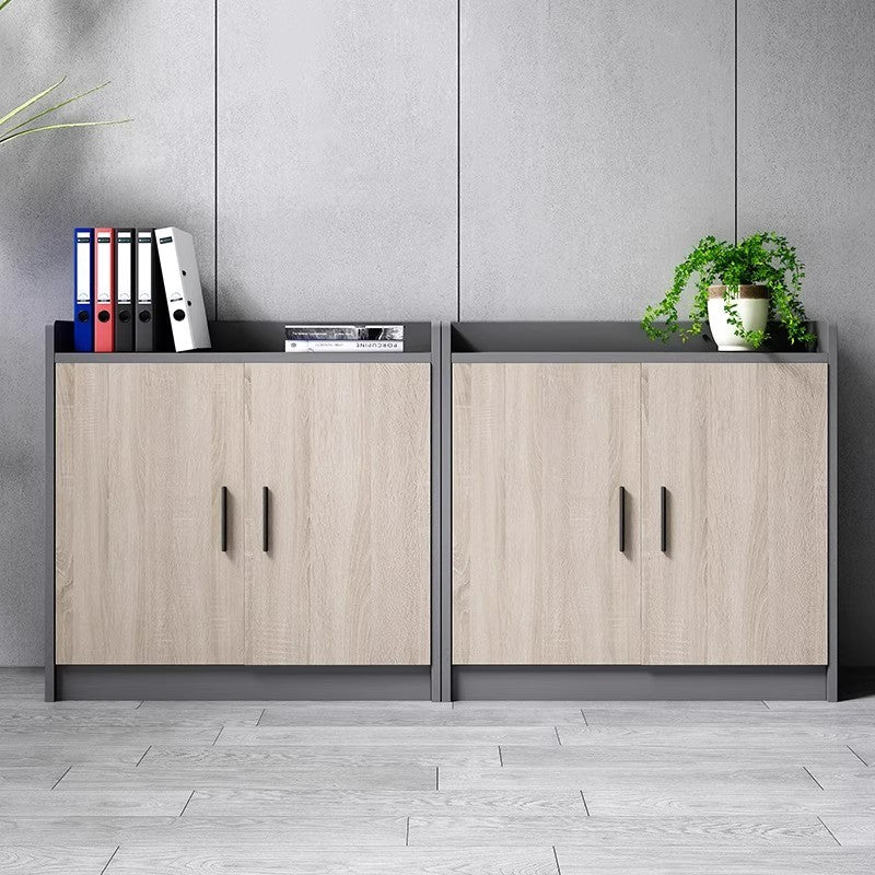 Low Cabinet, Storage Cabinet, Floor Cabinet, Double-Door, Simple Modern Wooden Partition, Office Cabinet, Filing Cabinet, Storage Cabinet, Document Cabinet - SC-A107