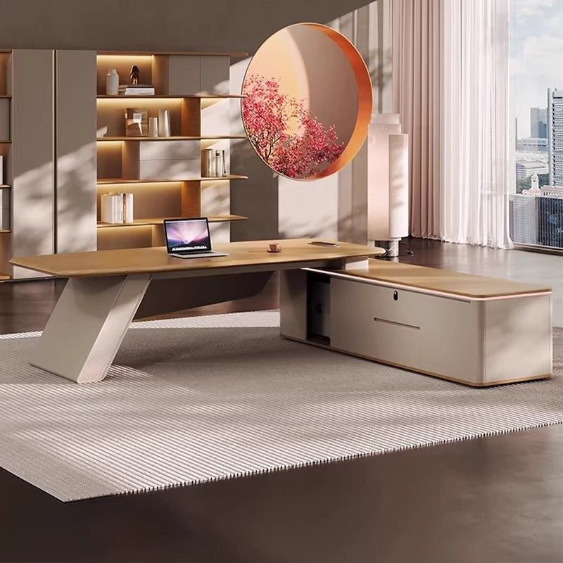 CEO Desk President Designer Creative Desk High-End Luxury Chairman Executive Desk Combination ED-A130