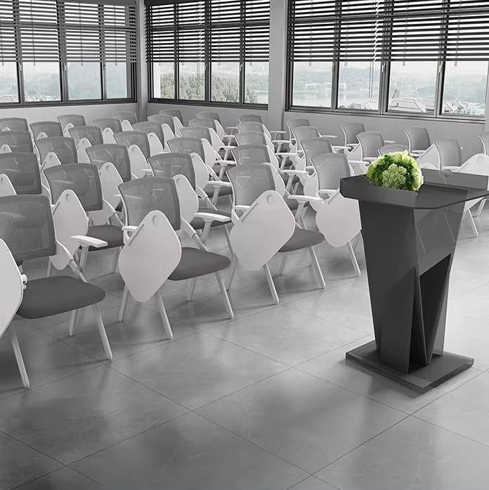 Training Chair with Writing Tablet, Foldable Office Chair with Backrest, Staff Chair for Educational Institutions, Thickened Office Conference Chair OC-A44