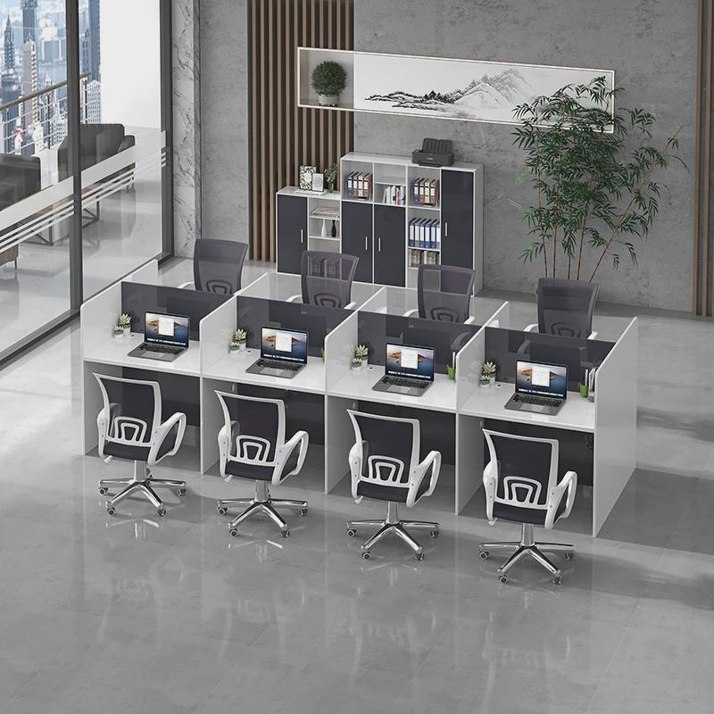 Desk, office desk, desktop space, rounded corner design, legroom, eco-friendly particle board, with top panel, OD-A9