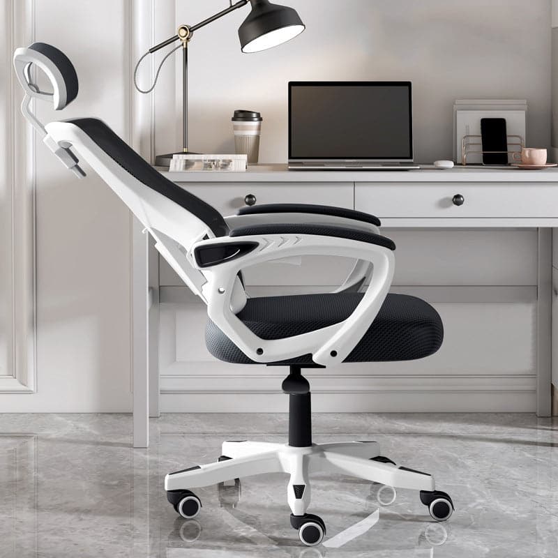 Office chair, task chair, swivel chair, computer chair, mesh fabric, with rocking function, footrest, latex material, polyurethane foam, ergonomic design, OC-A35