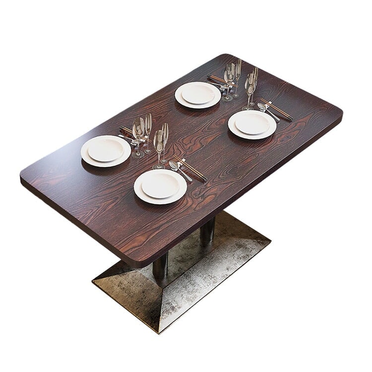 餐廳咖啡桌椅套裝,油鞣皮革和人造皮革面料,圓桌,可坐1-2人,時尚棕色,可定制,CT-A26