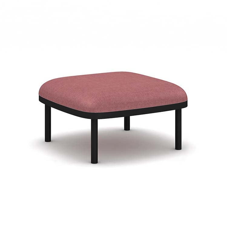 接待沙發、辦公沙發、板式沙發、布藝軟墊、板式結構、鋼製椅腳、高密度聚氨酯泡棉、簡約現代設計、藍色、可客製化、OS-A9