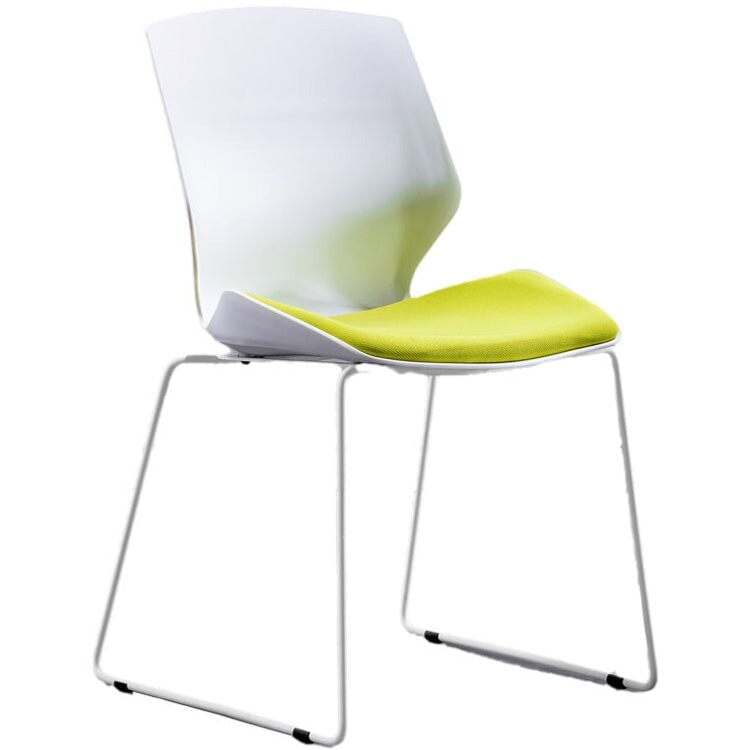 Stackable office chair, space-saving design, cotton and linen fabric, polyurethane foam, ergonomic design, reinforced frame, OC-A32