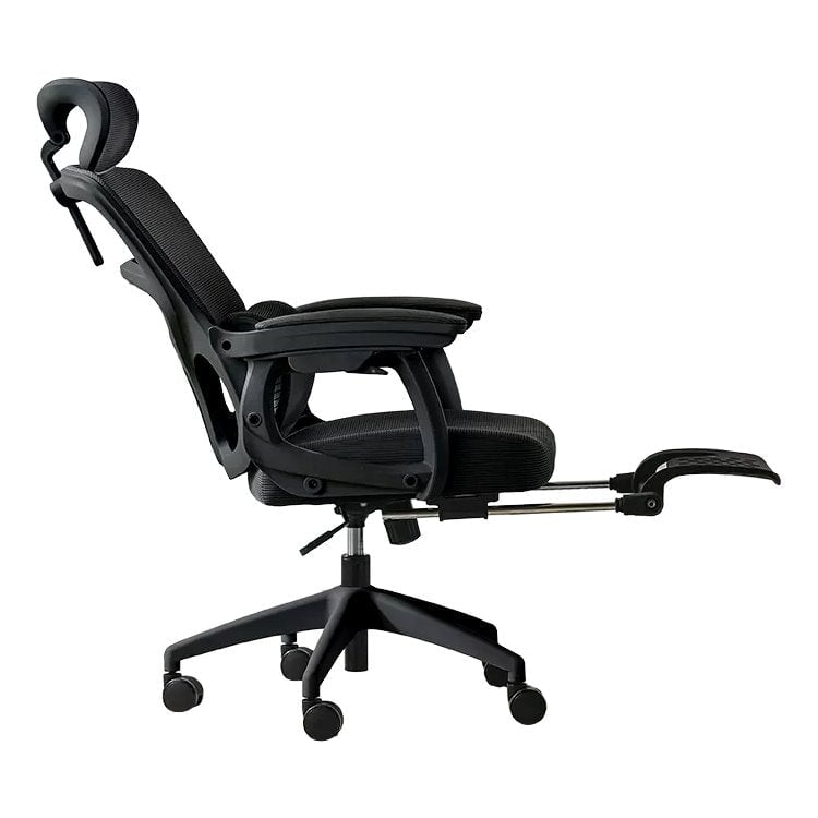 Stylish Office Chair, Work Chair, Swivel Chair with Headrest, Adjustable Armrests, Dual Air Cylinders and Footrest (OC-A51)