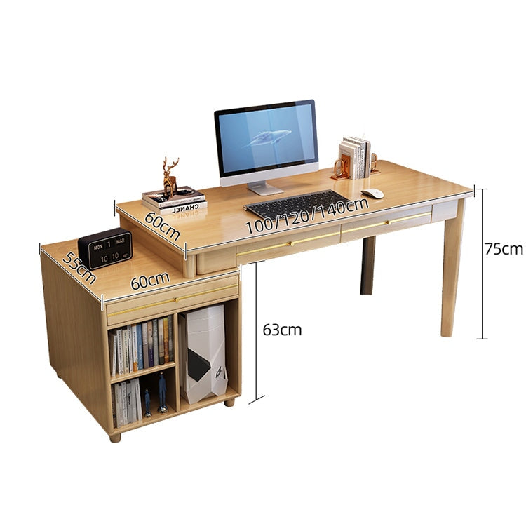 書桌、辦公桌、電腦桌、室內辦公桌、橡膠木、木紋、寬敞、圓角、抽屜、收納、櫃子、現代、簡約、簡單、CD-A11