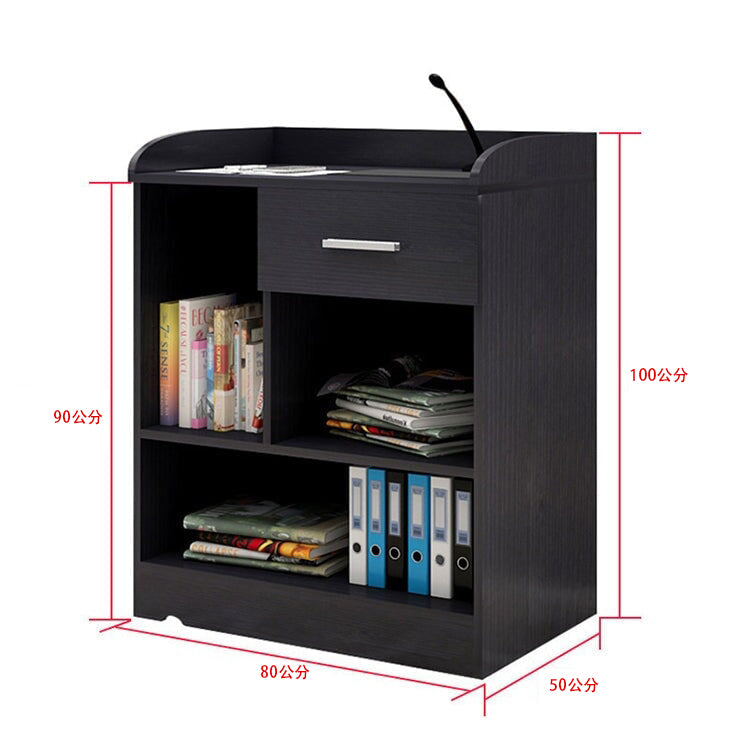 接待台、接待櫃檯、收銀台、辦公室接待台、抽屜、電腦櫃、機架、內置走線孔、底座框架結構、RD-A40