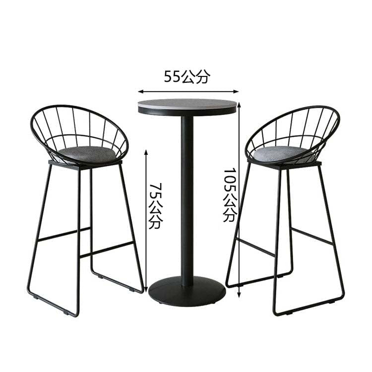 接待桌、咖啡桌、吧台、附底座的單腿桌、燒結石檯面、鋼腿、法蘭絨布料、聚氨酯坐墊、灰色、BT-A13