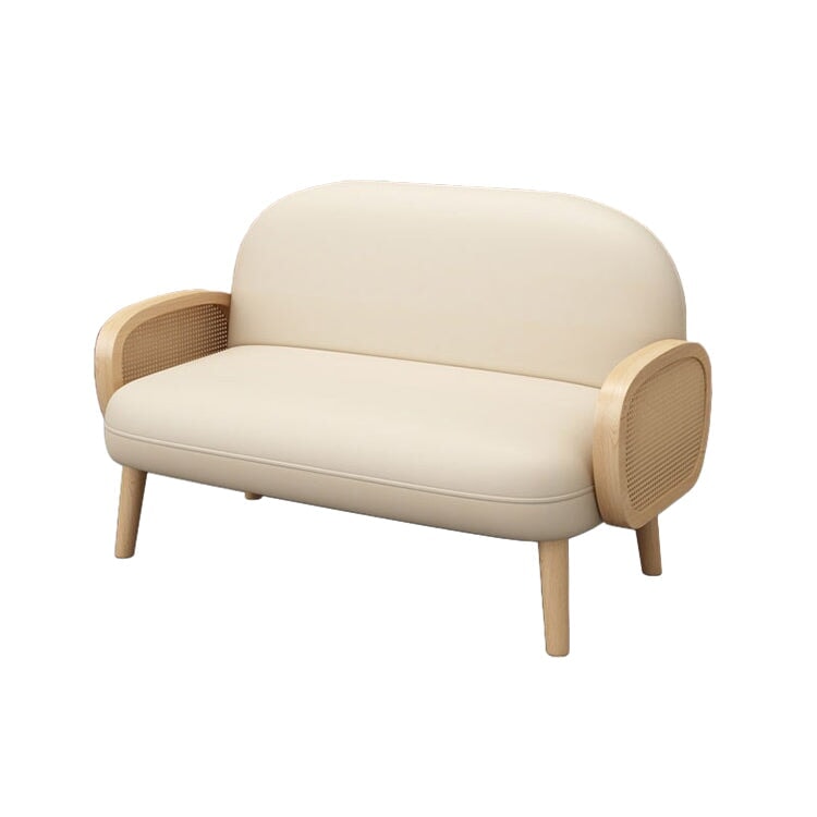 沙發和茶几套裝,餐廳餐桌,木紋飾面,納帕皮革軟墊,高密度聚氨酯泡沫,白色,可定制,CT-A18