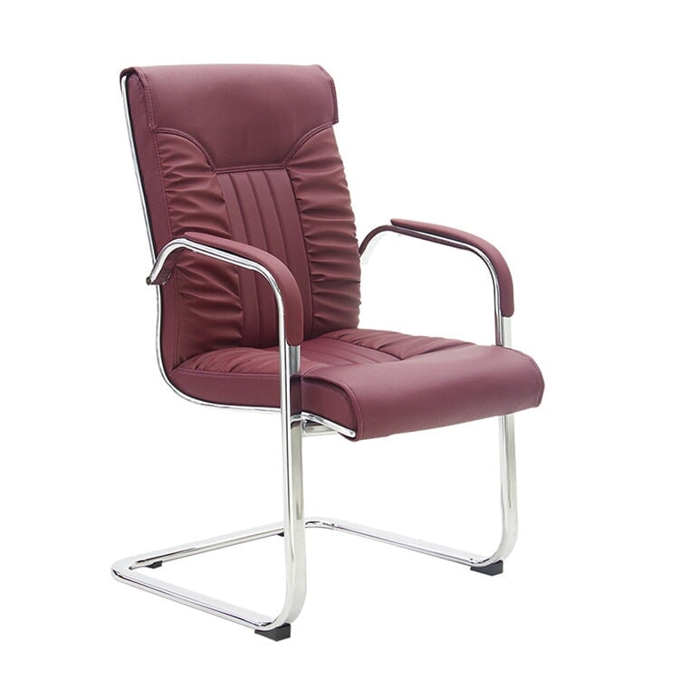 時尚辦公椅,採用雙層填充聚丙烯纖維和高密度聚氨酯泡沫,符合人體工學設計,並配有扶手。型號:OC-A4。