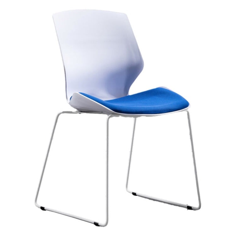 Stackable office chair, space-saving design, cotton and linen fabric, polyurethane foam, ergonomic design, reinforced frame, OC-A32