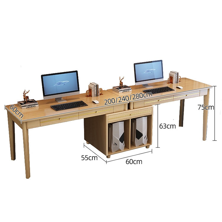 書桌、辦公桌、電腦桌、室內辦公桌、橡膠木、木紋、寬敞、圓角、抽屜、收納、櫃子、現代、簡約、簡單、CD-A11
