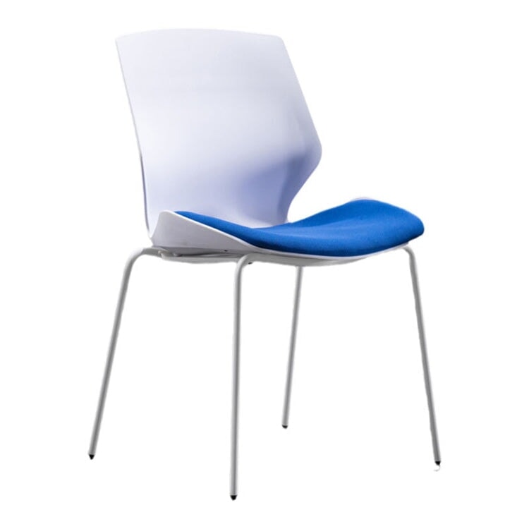 Stackable office chair, space-saving design, cotton and linen fabric, polyurethane foam, ergonomic design, reinforced frame, OC-A32