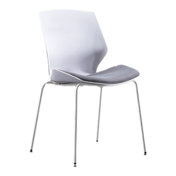 Stackable office chair, space-saving design, cotton and linen fabric, polyurethane foam, ergonomic design, reinforced frame, OC-A32