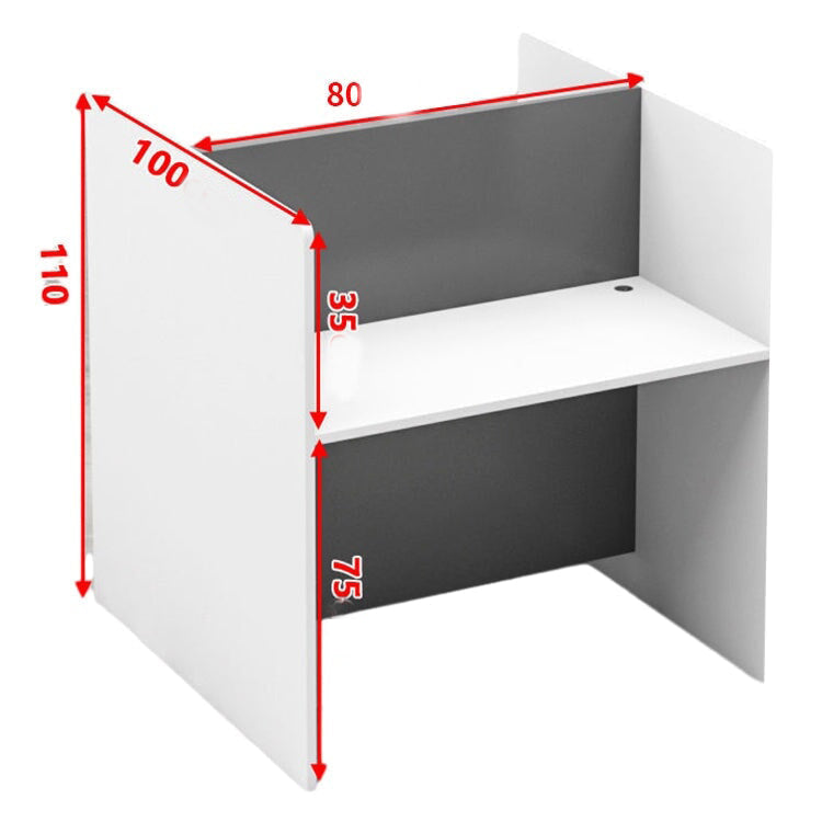 Desk, office desk, desktop space, rounded corner design, legroom, eco-friendly particle board, with top panel, OD-A9