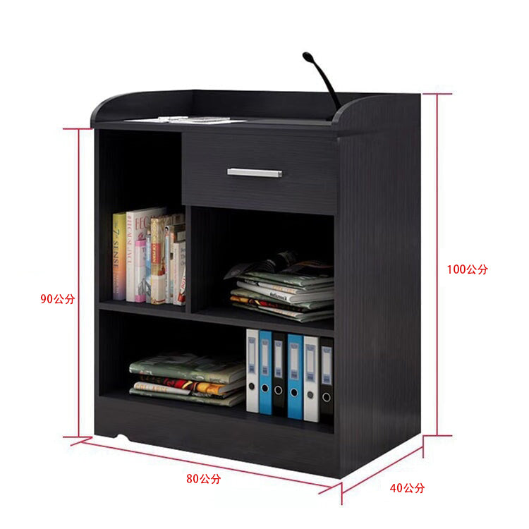 接待台、接待櫃檯、收銀台、辦公室接待台、抽屜、電腦櫃、機架、內置走線孔、底座框架結構、RD-A40