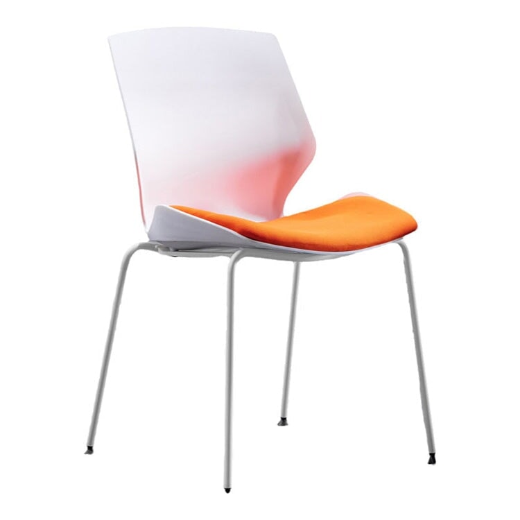 Stackable office chair, space-saving design, cotton and linen fabric, polyurethane foam, ergonomic design, reinforced frame, OC-A32