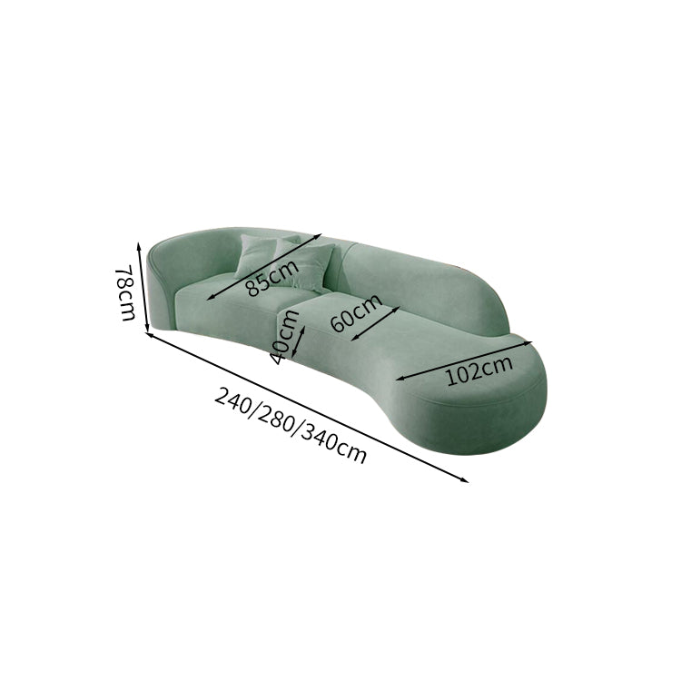 ロビーソファ モダン シンプル リビングルーム 弧状 ソファー セット BSF-K-035