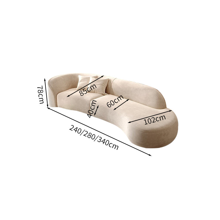 ロビーソファ モダン シンプル リビングルーム 弧状 ソファー セット BSF-K-035