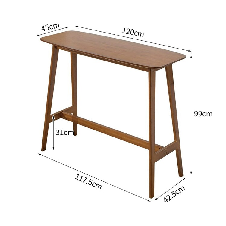 吧台桌,吧台桌,竹子,毛竹,圓形,簡約,棕色,自然,BT-A14
