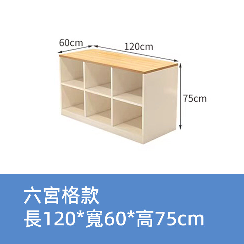 Clothing Store Center Island Display Table Side Cabinet Cashier Counter Bar Counter Storage Cabinet Display Stand Flowing Water Display Table ZDT-A01
