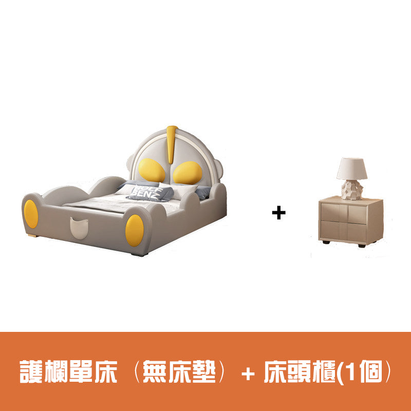 Ultraman Kids' Bed Boy Single Bed Small Apartment Bedroom Bed Simple Modern Cartoon Kids' Bedroom Large Bed SRC-A05