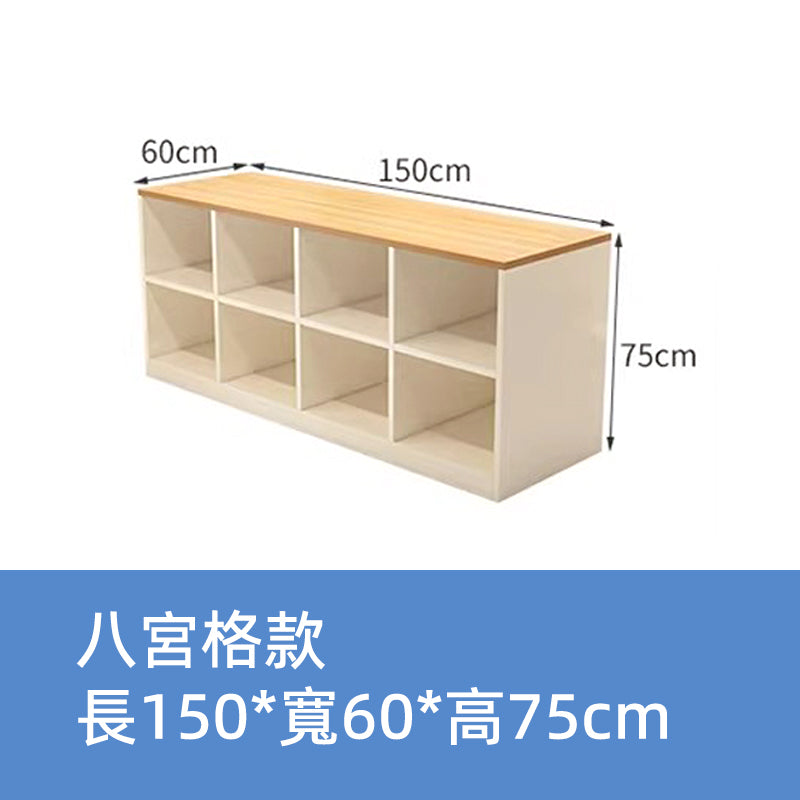 Clothing Store Center Island Display Table Side Cabinet Cashier Counter Bar Counter Storage Cabinet Display Stand Flowing Water Display Table ZDT-A01