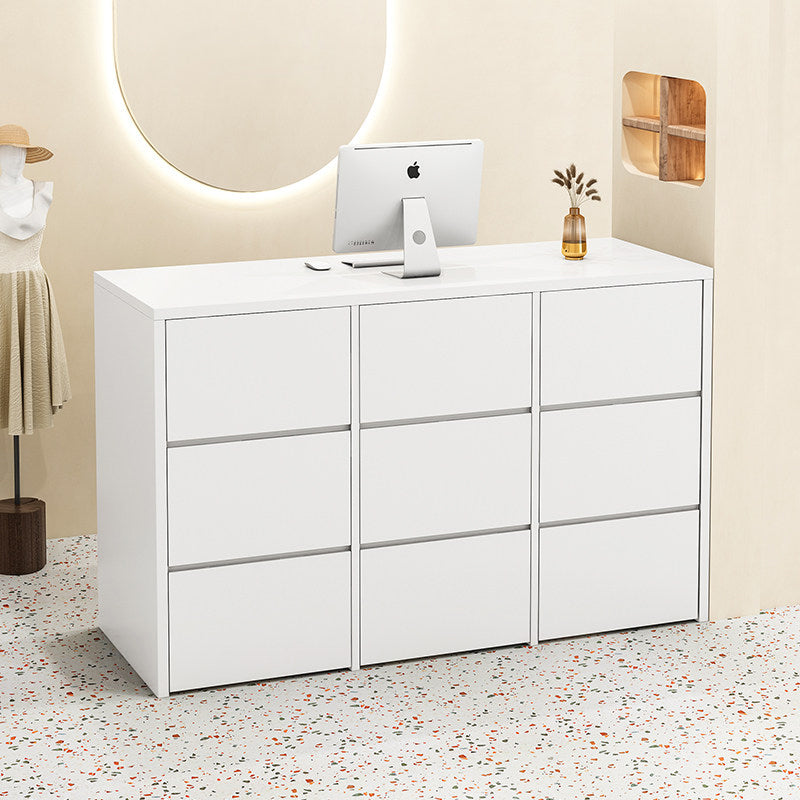 Simple Cashier Stand Store Small Bar Counter Island Flow Counter Front Reception Desk RD-A59