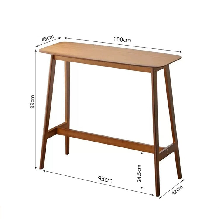 吧台桌,吧台桌,竹子,毛竹,圓形,簡約,棕色,自然,BT-A14