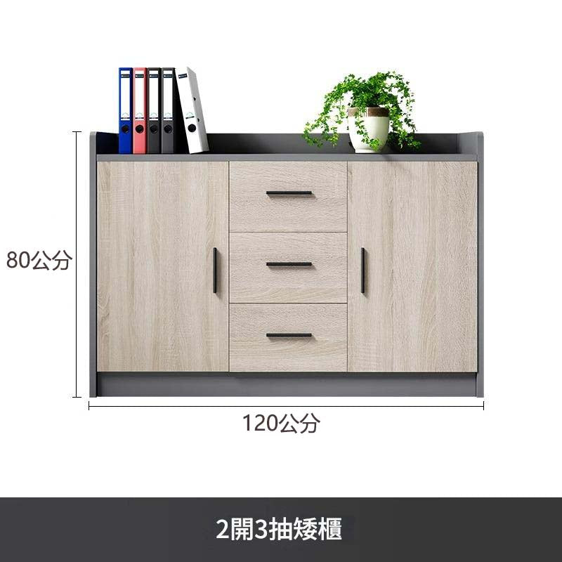 Low Cabinet, Storage Cabinet, Floor Cabinet, Double-Door, Simple Modern Wooden Partition, Office Cabinet, Filing Cabinet, Storage Cabinet, Document Cabinet - SC-A107