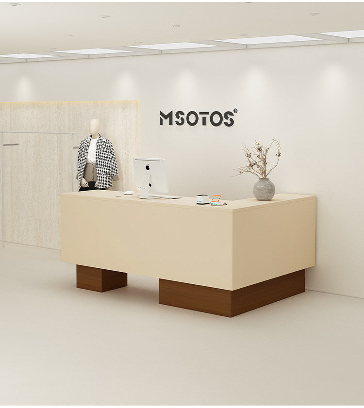 Minimalist Modern Store Cashier Counter Small Bar Table Reception Desk RD-A55
