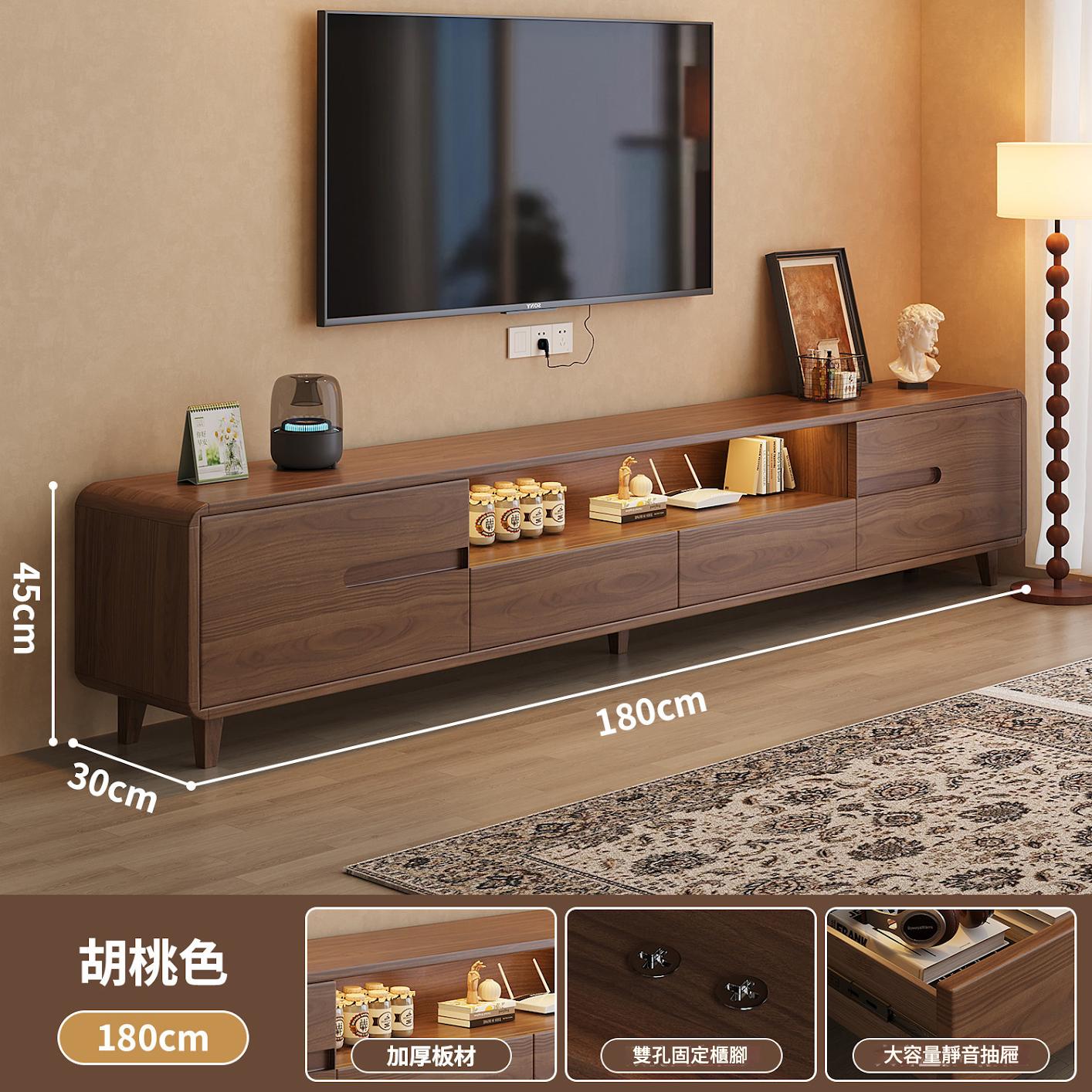 TV cabinet living room storage cabinet small apartment integrated retractable coffee table TV cabinet combination CJ-01