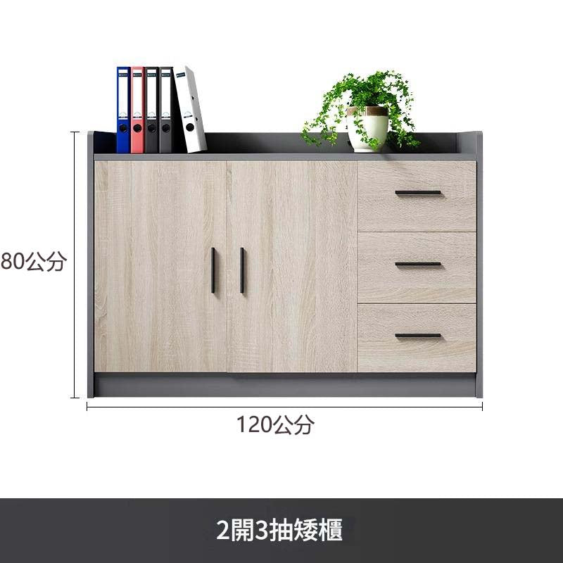 Low Cabinet, Storage Cabinet, Floor Cabinet, Double-Door, Simple Modern Wooden Partition, Office Cabinet, Filing Cabinet, Storage Cabinet, Document Cabinet - SC-A107