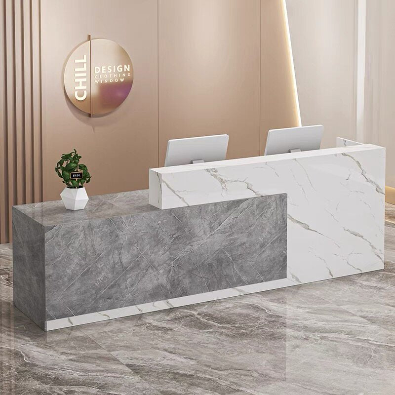 Company Reception Desk Cashier Counter Simple Modern Beauty Salon Convenience Store Clothing Store Small Bar Table RD-A54