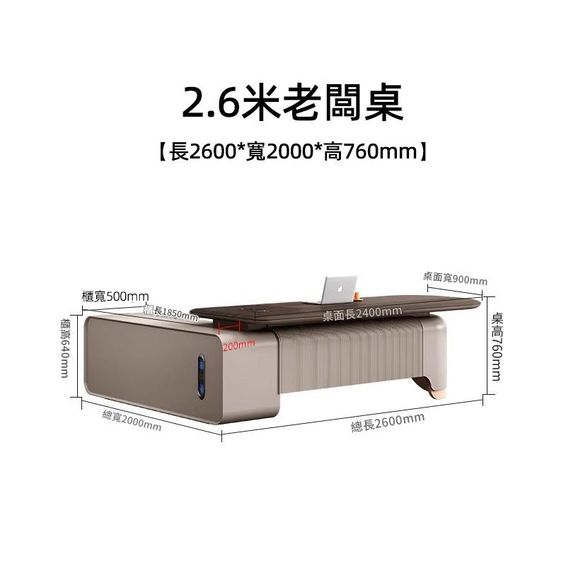 Fashionable Executive Desk, Luxury High-End Office Desk Set, Manager Desk, CEO/Chairman Office Furniture ED-A124